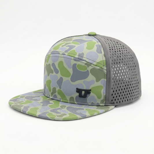 Flat Bill Panel - Duck Camo