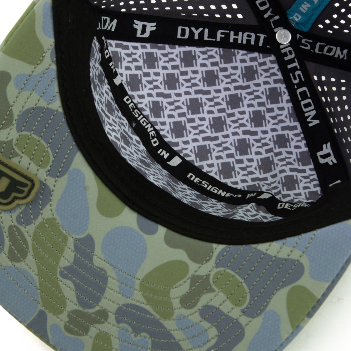 Flat Bill Panel - Duck Camo